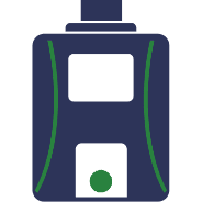 Water heater service icon for Clear Heating & Air Conditioning in Peoria.